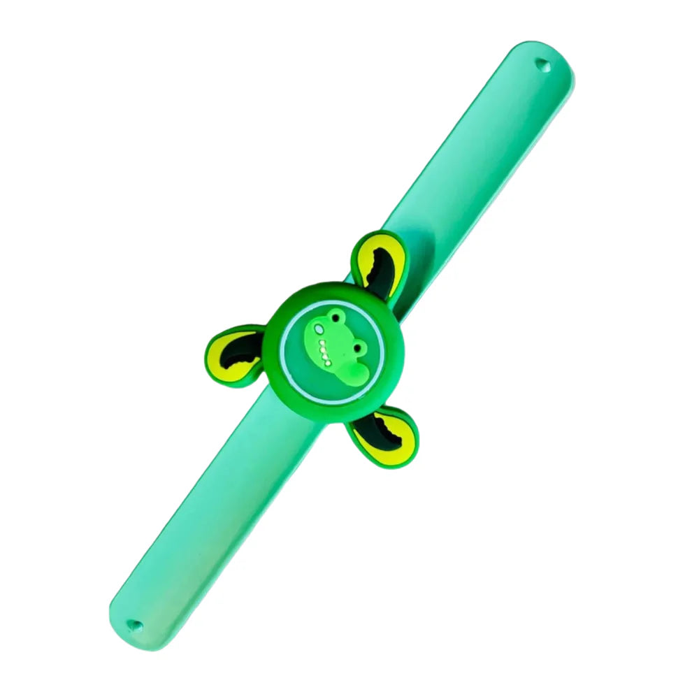 β¨ LED Spinning Kids Cartoon Slap Bracelet ππ‘ (Mix Designs)