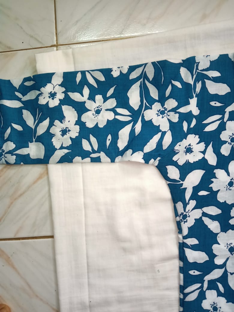 Premium Rama Green Cotton Kurti – Soft Fabric with Beautiful Floral Print