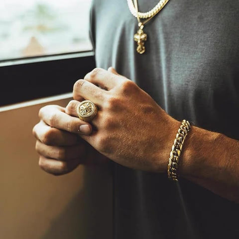 🔱 Cuban Link Chain Bracelet – 24K Real Gold Plated Luxury Design 🔱 Cuban Link Chain Bracelet – 24K Real Gold Plated Luxury Design