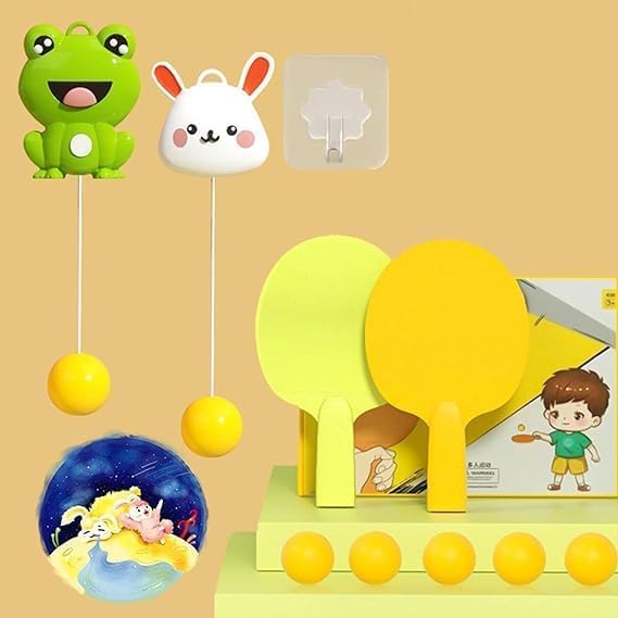 🏓 Indoor Hanging Table Tennis Set – Play Anytime, Anywhere!