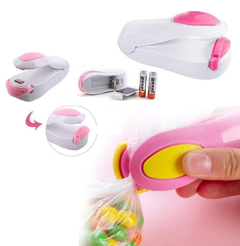 🔥 Portable Mini Sealing Machine – Battery Operated Food Bag Sealer 🔥 Portable Mini Sealing Machine – Battery Operated Food Bag Sealer