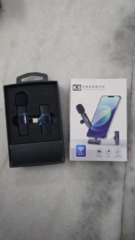 🎤 Wireless Microphone – Portable Plug & Play Mic for Mobile & Camera 🎤 Wireless Microphone – Portable Plug & Play Mic for Mobile & Camera