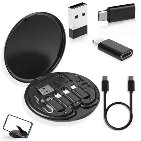 ⚡ Fast Charging Travel Cable Set – All-in-One Portable Charger Kit ⚡ Fast Charging Travel Cable Set – All-in-One Portable Charger Kit