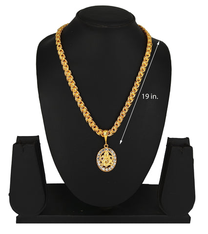 ✨ Luxurious Men's Gold Plated Pendant with Chain Vol 6 ✨ Luxurious Men's Gold Plated Pendant with Chain Vol 6