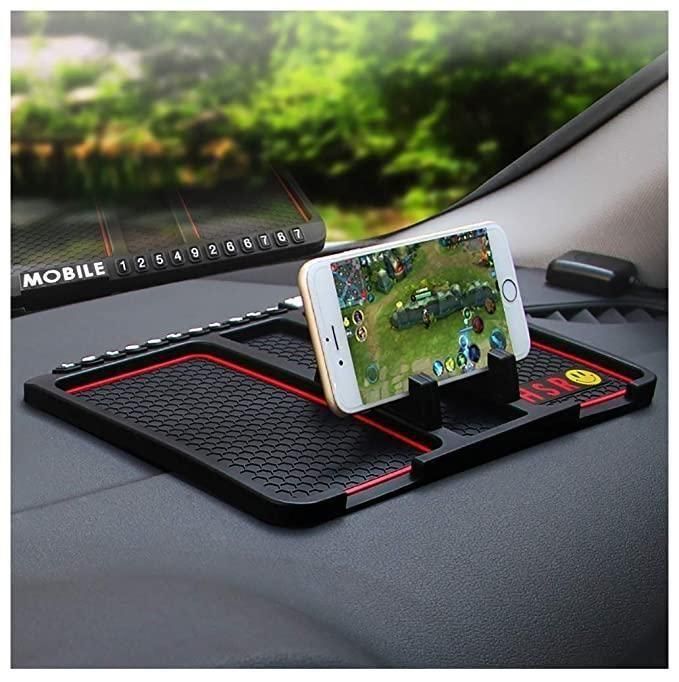 🚗 HSR Multifunction Phone GPS Holder – Anti-Slip Silicone Car Dashboard Mount