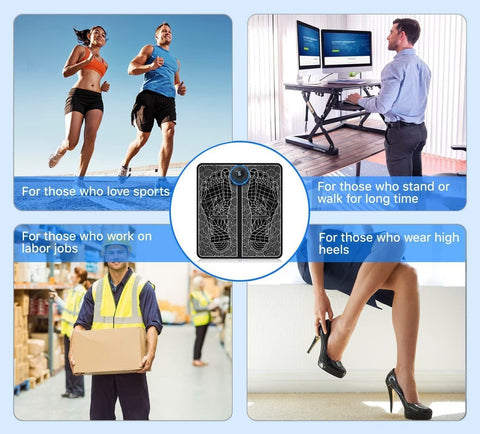 Foot Massage Pain Reliever, Wireless Electric EMS Massage Machine Foot Massage Pain Reliever, Wireless Electric EMS Massage Machine