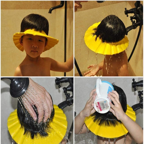 👶 Baby Adjustable Safe Bathing Shower Cap – Protect Your Little One’s Eyes & Ears (Pack of 2) 👶 Baby Adjustable Safe Bathing Shower Cap – Protect Your Little One’s Eyes & Ears (Pack of 2)