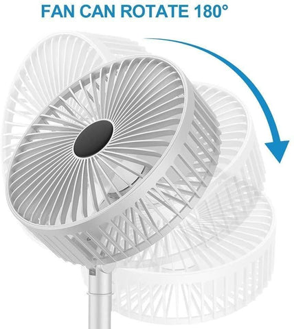 ðŽïļ Powerful Rechargeable Table Fan â Portable High-Speed Cooling Fan ðŽïļ Powerful Rechargeable Table Fan â Portable High-Speed Cooling Fan