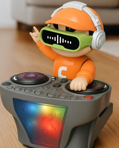 🎧 DJ Coco Musical Dancing Boy Toy – LED Lights & Fun Music! 🎧 DJ Coco Musical Dancing Boy Toy – LED Lights & Fun Music!