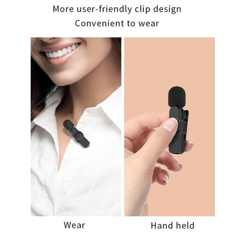 🎤 Wireless Microphone – Portable Plug & Play Mic for Mobile & Camera 🎤 Wireless Microphone – Portable Plug & Play Mic for Mobile & Camera