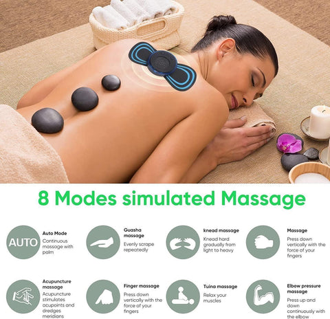 Mini Massager with 8 Modes and 19 Strength Levels,Rechargeable Electric Massager for Shoulder,Arms,Legs,Back Pain for Men and Women Mini Massager with 8 Modes and 19 Strength Levels,Rechargeable Electric Massager for Shoulder,Arms,Legs,Back Pain for Men and Women