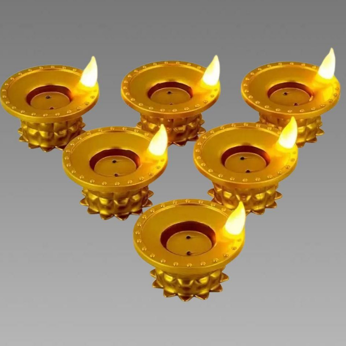 🪔 Water Pouring Diya LED Light – Divine Glow for Your Home
