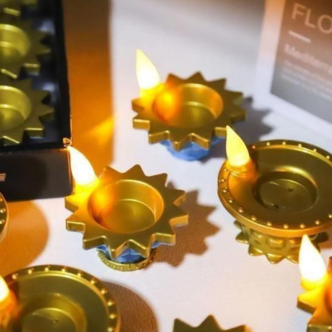 🪔 Water Pouring Diya LED Light – Divine Glow for Your Home 🪔 Water Pouring Diya LED Light – Divine Glow for Your Home