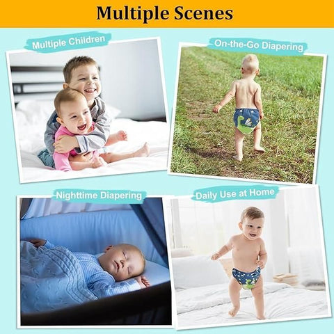 👶 Leakage Proof Reusable Cloth Diaper for Baby (Pack of 2) – Soft, Safe & Eco-Friendly! 🌿 👶 Leakage Proof Reusable Cloth Diaper for Baby (Pack of 2) – Soft, Safe & Eco-Friendly! 🌿