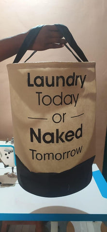 ๐งบ Round Non-Woven Laundry Bag / Hamper ๐งบ Round Non-Woven Laundry Bag / Hamper