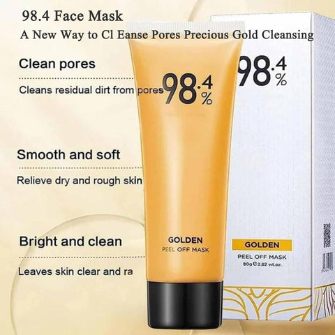 💛 Gold Peel Off Mask – Instant Glow & Deep Cleansing Facial Treatment (400g) 💛 Gold Peel Off Mask – Instant Glow & Deep Cleansing Facial Treatment (400g)