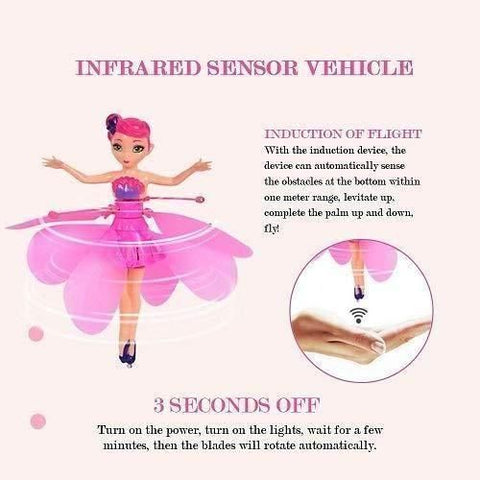 🧚♀️ Magic Flying Fairy – The Enchanting Flying Doll Toy 🧚♀️ Magic Flying Fairy – The Enchanting Flying Doll Toy