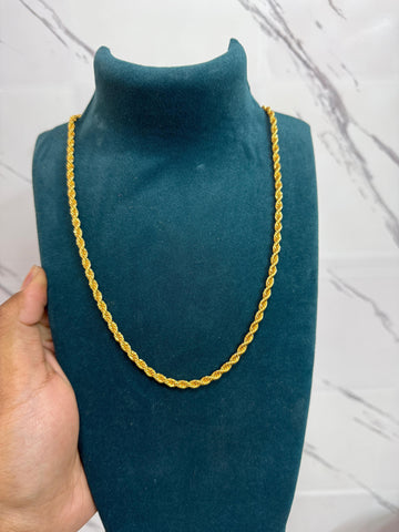 β¨ Menβs Golden Rope Chain β Stylish & Premium Look for Everyday Wear πͺπ β¨ Menβs Golden Rope Chain β Stylish & Premium Look for Everyday Wear πͺπ