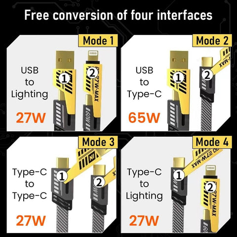 USB C Cable Lightning Cable 4 in 1 USB C Cable Lightning Cable 4 in 1