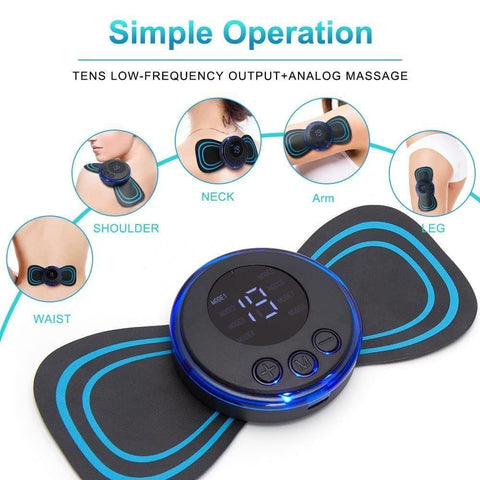 Mini Massager with 8 Modes and 19 Strength Levels,Rechargeable Electric Massager for Shoulder,Arms,Legs,Back Pain for Men and Women Mini Massager with 8 Modes and 19 Strength Levels,Rechargeable Electric Massager for Shoulder,Arms,Legs,Back Pain for Men and Women