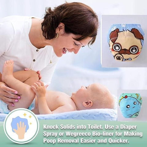 👶 Leakage Proof Reusable Cloth Diaper for Baby (Pack of 2) – Soft, Safe & Eco-Friendly! 🌿 👶 Leakage Proof Reusable Cloth Diaper for Baby (Pack of 2) – Soft, Safe & Eco-Friendly! 🌿
