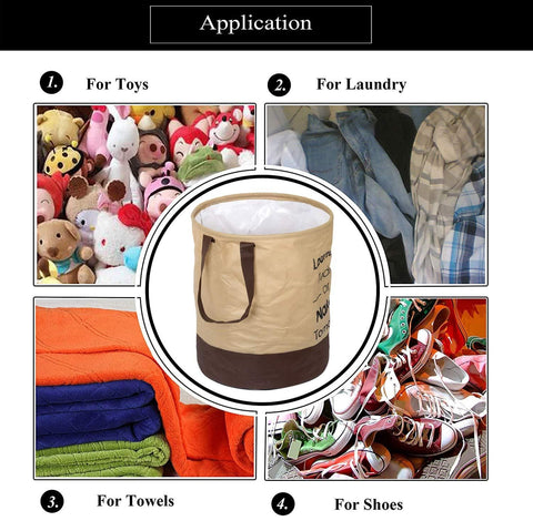 ๐งบ Round Non-Woven Laundry Bag / Hamper ๐งบ Round Non-Woven Laundry Bag / Hamper