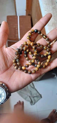 🟡 Tiger Eye Yellow Crystal Healing Stone Bracelet – Power • Confidence • Protection 🧿 🟡 Tiger Eye Yellow Crystal Healing Stone Bracelet – Power • Confidence • Protection 🧿