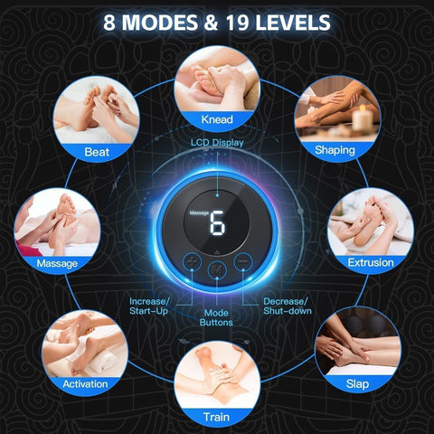 Foot Massage Pain Reliever, Wireless Electric EMS Massage Machine Foot Massage Pain Reliever, Wireless Electric EMS Massage Machine