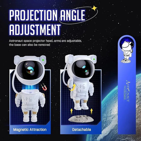 Astronaut Galaxy Projector - 360 Magnetic Head Rotation, Remote Control Astronaut Galaxy Projector - 360 Magnetic Head Rotation, Remote Control