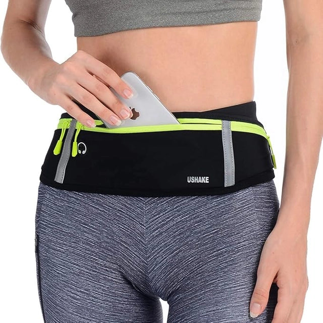 🏃♀️ Slim Running Belt – Workout Fanny Pack for Men & Women | Waist Pack with Mobile Holder