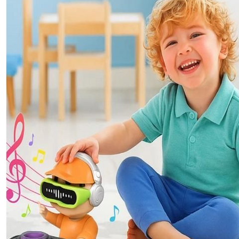 🎧 DJ Coco Musical Dancing Boy Toy – LED Lights & Fun Music! 🎧 DJ Coco Musical Dancing Boy Toy – LED Lights & Fun Music!