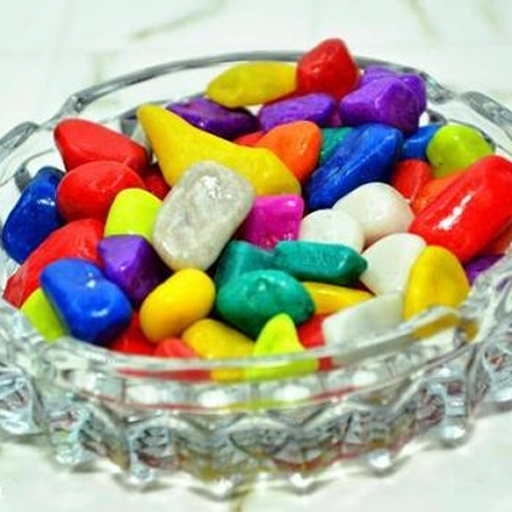 🌈 Decoration Pebbles Stones – Multicolor Natural Stones (3000 g)