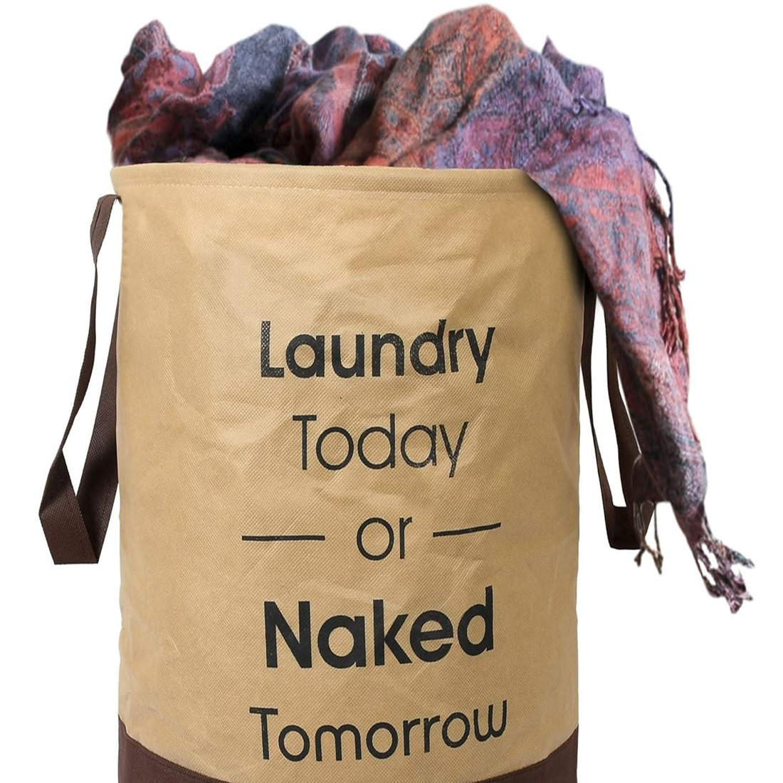 ๐งบ Round Non-Woven Laundry Bag / Hamper