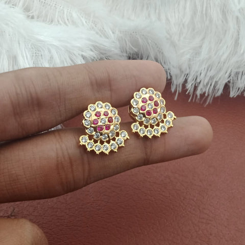 💫 Elegant Stone-Studded Micro Polish Earrings 💫 💫 Elegant Stone-Studded Micro Polish Earrings 💫