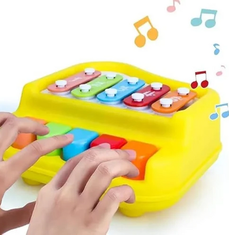 🎹 5-Key Piano and Xylophone Toy – 2-in-1 Musical Fun for Kids! 🎹 5-Key Piano and Xylophone Toy – 2-in-1 Musical Fun for Kids!