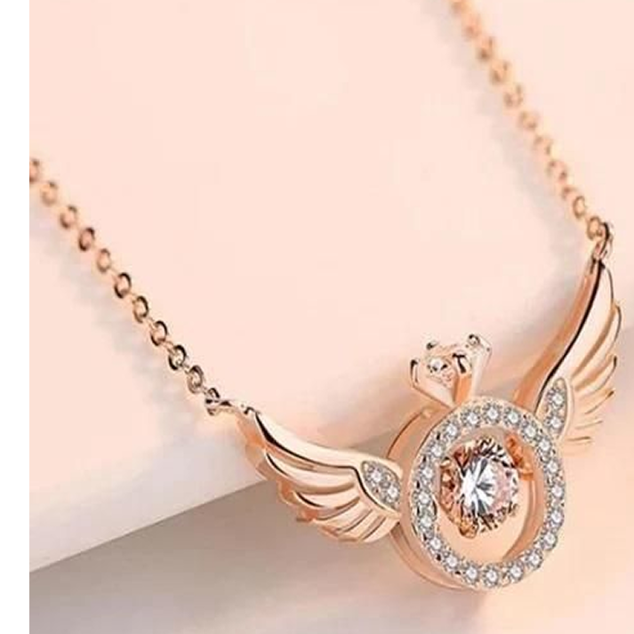 💎✨ Elegant American Diamond Pendant With Chain