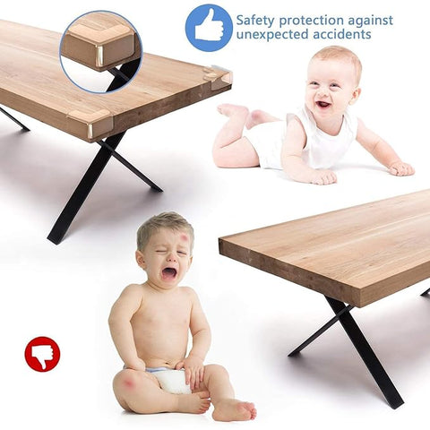 🧩 Protector for Furniture Table Corner Guards (White, Pack of 10)