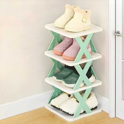 👟 Foldable Shoe Rack – Space Saving & Stylish Organizer