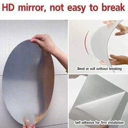 🪞 Combo of Oval & Square Shape Mirrors (Pack of 2)