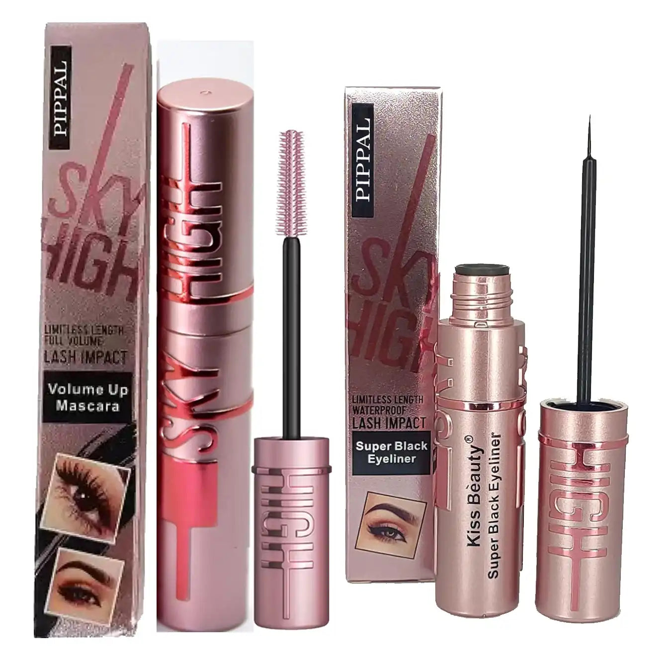 💄 Pippal Sky High Eyeliner with Ultra Volume Up Mascara (Pack of 1)