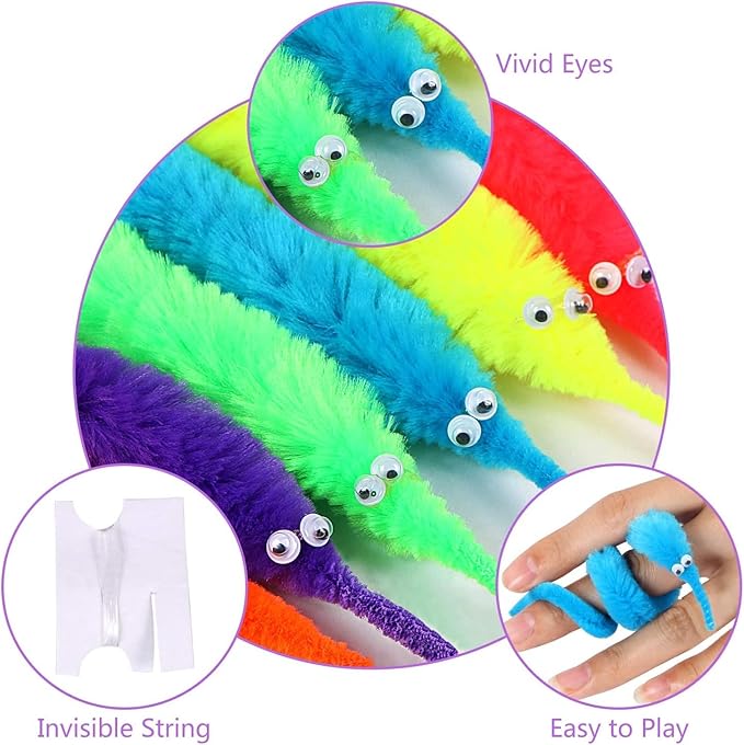 🪱 Magic Worm Toys – Funny Moving Worm for Kids (Cute, Colorful & Magical)