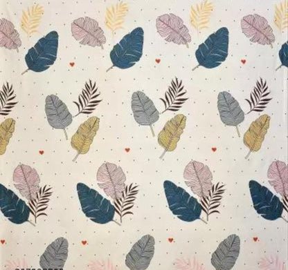 🛏️ Super Soft Glace Cotton All Round Elastic Fitted Double Bed Bedsheet (72x78x8) with 2 Pillow Covers