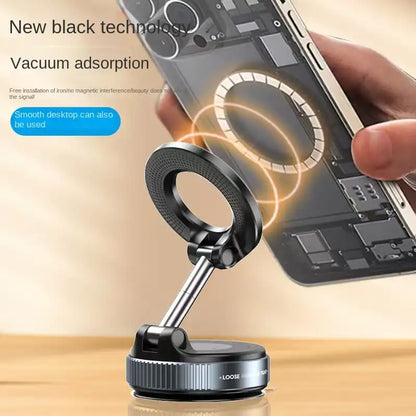 🧲 Magnetic Car Mount – Vacuum Suction Cup Holder for Navigation 🚘