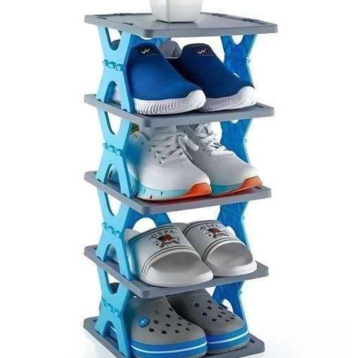 👟✨ Smart Foldable Shoe Rack – 5 -Layer Space Saver
