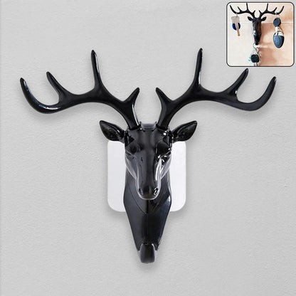🦌✨ Wall Mount Deer Head Hanger Hook – Stylish & Strong!