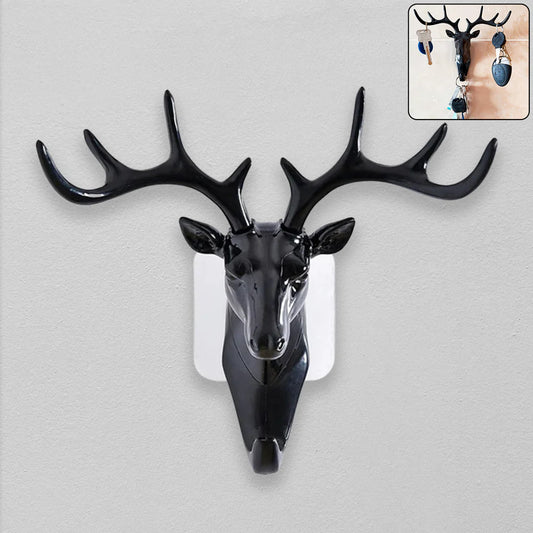 🦌✨ Wall Mount Deer Head Hanger Hook – Stylish & Strong!