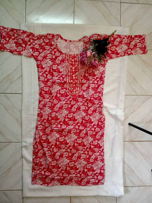 Premium Reyon Cotton Kurti for Women 👗 – Soft Fabric & Best Quality