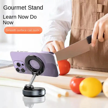 🧲 Magnetic Car Mount – Vacuum Suction Cup Holder for Navigation 🚘