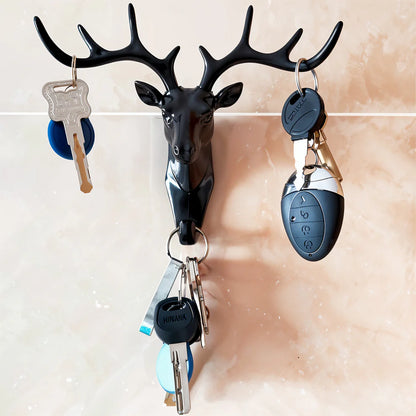 🦌✨ Wall Mount Deer Head Hanger Hook – Stylish & Strong!