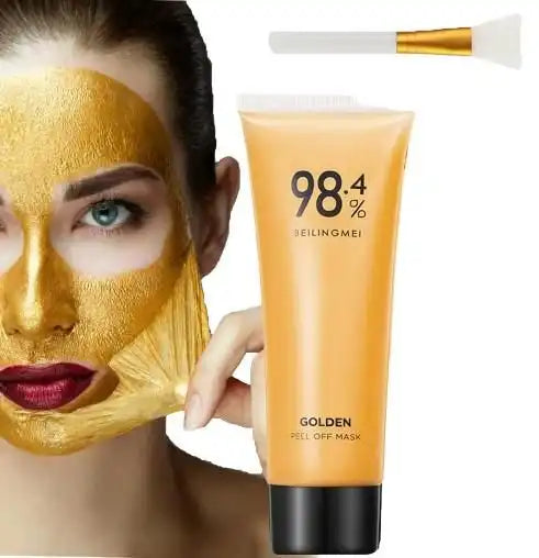 💛 Gold Peel Off Mask – Instant Glow & Deep Cleansing Facial Treatment (400g)
